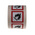 RS PRO Black/Red Safety Labels 50 mm x 50mm