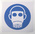 RS PRO Vinyl Mandatory Respiratory Protection Sign With Pictogram Only Text