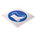 RS PRO Vinyl Mandatory Foot Protection Sign With Pictogram Only Text