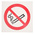 Plastic No Smoking Prohibition Sign, None
