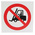 Plastic No Fork Lift Trucks Prohibition Sign, None