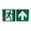Plastic Emergency Exit Up With Pictogram Only, Non-Illuminated Emergency Exit Sign