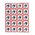 RS PRO Black, Red, White Gloss Polymeric Vinyl Safety Labels 40 mm x 40mm