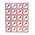 RS PRO Black, Red, White Gloss Polymeric Vinyl Safety Labels 40 mm x 40mm