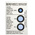 SCS Blotting Paper Impregnated With Cobaltous Chloride ESD Label, Humidity Indicator-Text 3 in x 2in