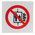 Vinyl Fire Safety Sign,  With Pictogram Only Text Self-Adhesive