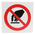 Plastic Do Not Touch Prohibition Sign, None