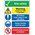 Safety Poster, PP, English, 400 mm, 300mm