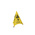 RS PRO General Hazard Hazard Warning Sign (French/English/Spanish)