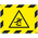 RS PRO Self-Adhesive Area Hazard Hazard & Warning Label