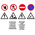 RS PRO Self-Adhesive General Hazard Hazard & Warning Label