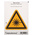 Wolk Self-Adhesive General Hazard Hazard Warning Sign
