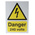 RS PRO Electrical Hazard Warning Sign (English)