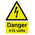 RS PRO Electrical Hazard Warning Sign (English)