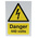 RS PRO Electrical Hazard Warning Sign (English, French)