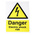 RS PRO Electrical Hazard Warning Sign (English)