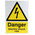 RS PRO Electrical Hazard Warning Sign (English)