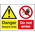 RS PRO Area Hazard Hazard Warning Sign (English)