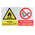 RS PRO Fire Safety Hazard Warning Sign (English)