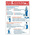 Good Housekeeping Safety Wall Chart, Polypropylene, English, 450 mm, 600mm