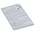 First Aid Guidance Safety Pocket guide, Paper, English, 100 mm, 50mm
