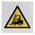 RS PRO Self-Adhesive Fork Lift Hazard Hazard Warning Sign