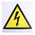 RS PRO Electrical Hazard Warning Sign