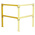 RS PRO Yellow Steel Safety Railing