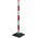 RS PRO Red & White ABS Barrier Post