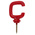 RS PRO Red Polypropylene Barrier Hook