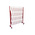 RS PRO Red & White Steel Extendable Barrier