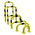 RS PRO Black & Yellow Steel Protection Barrier
