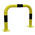 RS PRO Black & Yellow Steel Protection Barrier