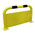 RS PRO Black & Yellow Steel Protection Barrier