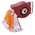 RS PRO Orange, White Steel Retractable Barrier, 15m, White/Orange Tape