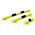 RS PRO Black & Yellow Steel Protection Stop