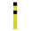 RS PRO Black & Yellow Steel Post