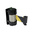 RS PRO Black & Yellow Strap Reel, 2m, Yellow/Black Tape