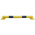 RS PRO Black, Yellow Impact Protector 1200mm x 80mm 150mm