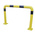 RS PRO Black, Yellow Impact Protector 1200mm x 80mm 150mm
