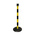 RS PRO Black & Yellow ABS Barrier Post
