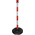 RS PRO Red/White ABS Barrier Post