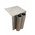 RS PRO Grey Galvanised Steel Barrier Base