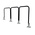 RS PRO Grey Galvanised Steel Barrier Base