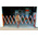 RS PRO Red/White Steel Extendable Barrier