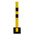 RS PRO Black, Yellow Shape Memory Protective Post 100mm 100mm