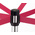 RS PRO Black Steel Retractable Barrier, Blue Tape