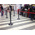 RS PRO Black Steel Retractable Barrier, Red Tape
