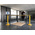 RS PRO Black & Yellow Steel Retractable Barrier, Yellow/Black Tape