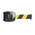RS PRO Black & Yellow Steel Retractable Barrier, 10m, Yellow/Black Tape